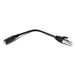 EC LAN Adapterstecker RJ45 (m) auf 3.5mm Miniklinke (w) 10cm | Top-Grow