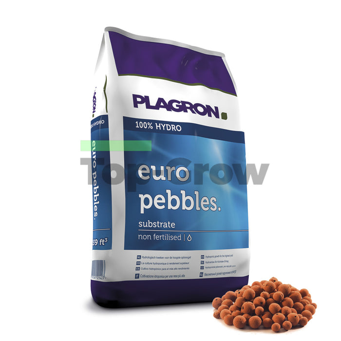 Plagron Substrat Euro Pebbles (Blähton, Hydrokorrels) 45ltr. | Top-Grow