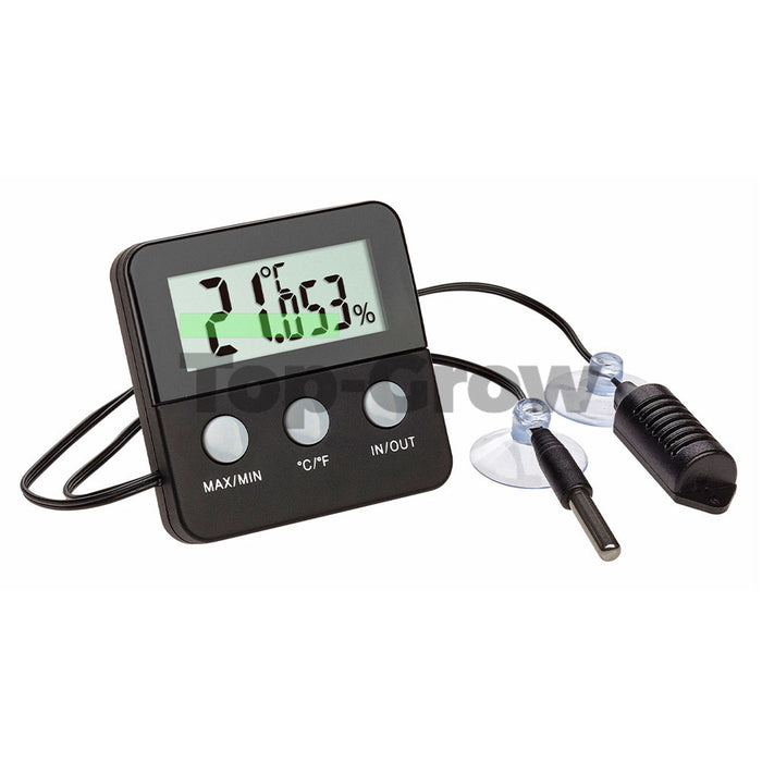 TERRACHECK Digitales Thermo-Hygrometer mit Batterie | Top-Grow