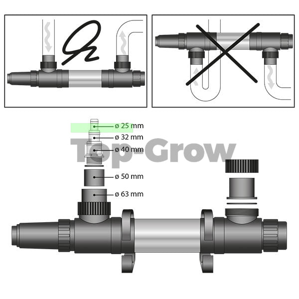 Wasserheizung Edelstahl 2kw | Top-Grow